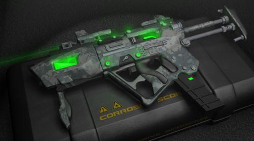 Corrosive scorpion submachine gun preview image